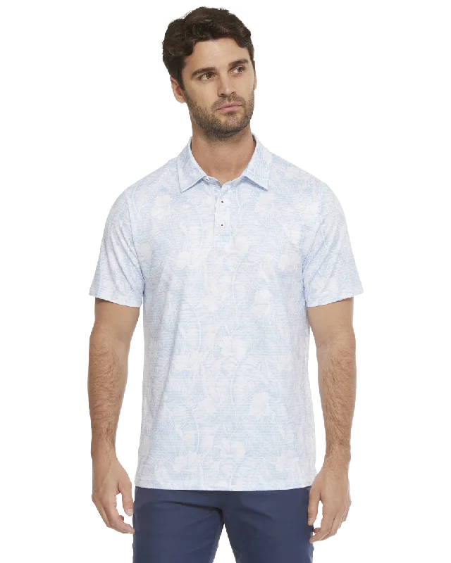 MVP MONTAUK BOTANICAL PRINT POLO