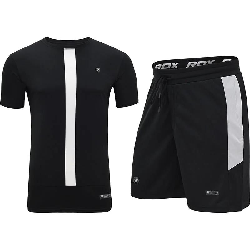 RDX T15 Nero Black T-Shirt & Shorts Set