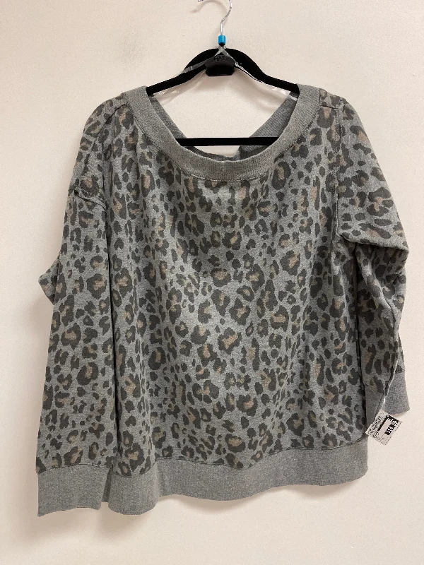 Weekend Specials to Love Sweater By Maurices In Grey, Size: Xl
