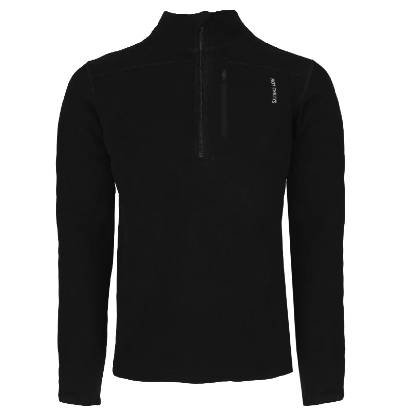 Men's La Montaña Fleece Zip T - Black/Black