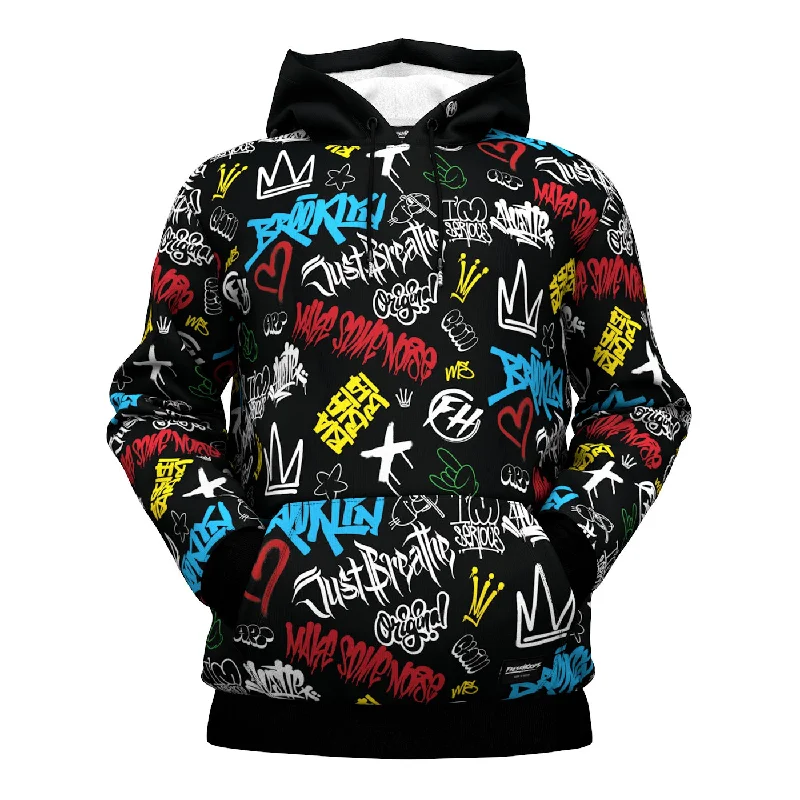 Graffiti Pattern Hoodie