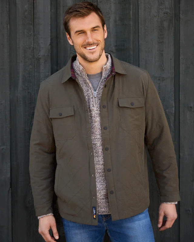 CHAPIN FLANNEL-LINED QUILTED JACKET