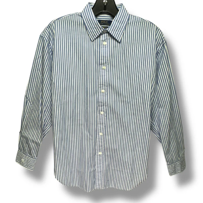 Great Deal Top Long Sleeve By Polo Ralph Lauren In Striped Pattern, Size: 4