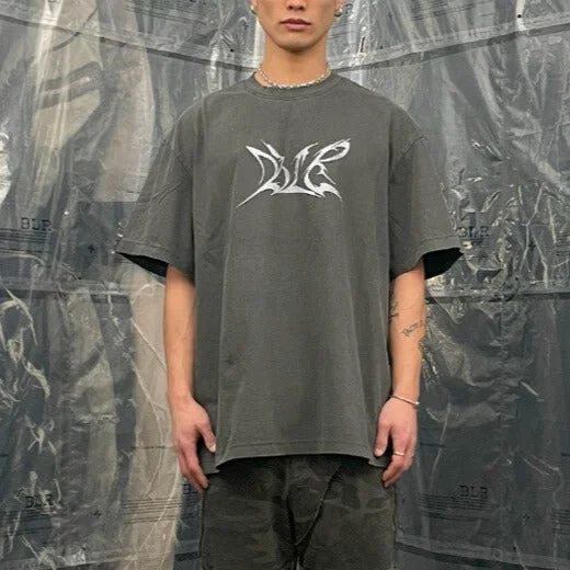 Washed T shirts grey