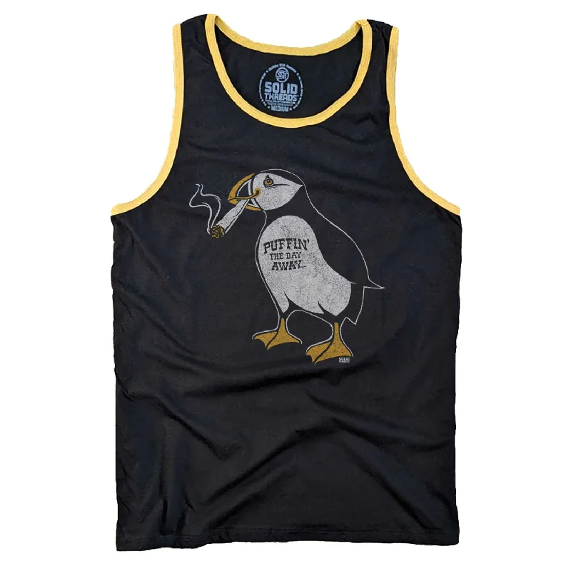 Puffin The Day Away Ringer Tank Top