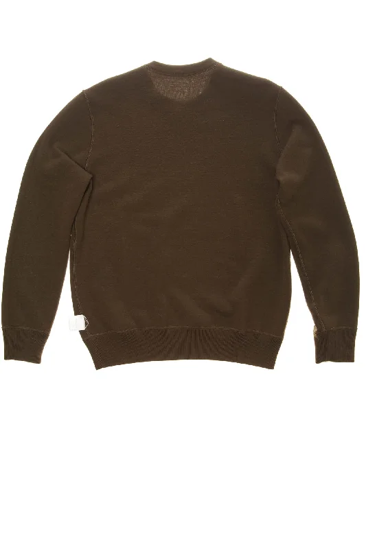 Hermes - Reversible Brown/Khaki Cashmere Men's Pullover Sweater -