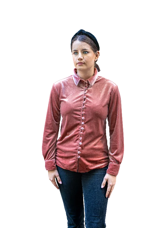 Weekend Deals That Excite Velour Blouse