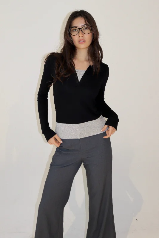Weekend Bargains to Relish Jessy layered long sleeves top