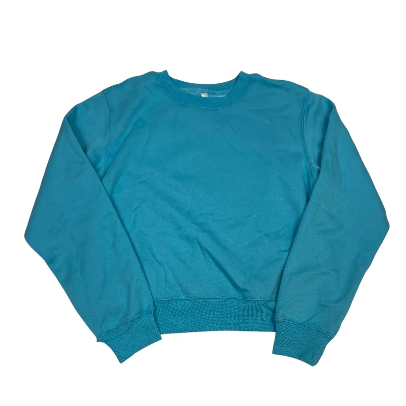Weekend Savings Sensation Athletic Sweatshirt Crewneck By Fabletics In Blue, Size: M