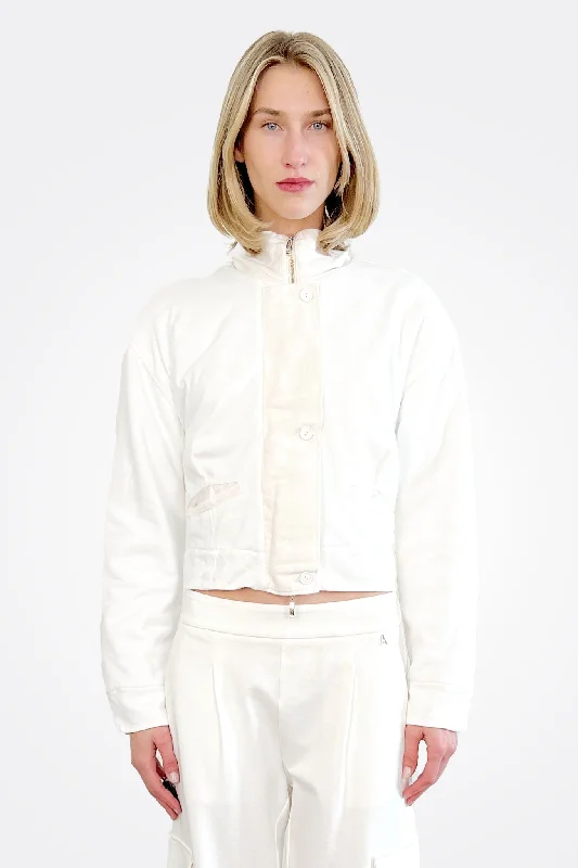 Closeout Deal Short Coat - Natural White