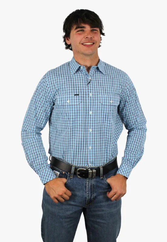 Pilbara Mens Check Long Sleeve Shirt