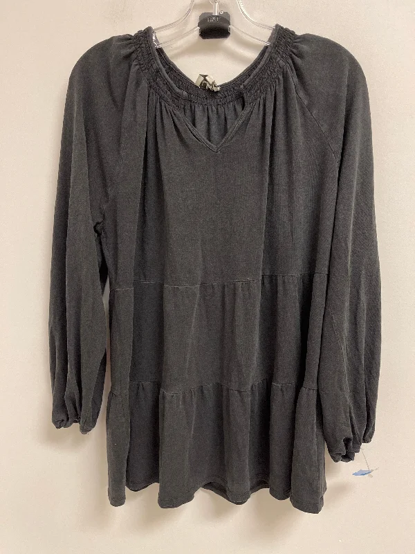 Weekend Specials to Snag Top Long Sleeve By Wonderly In Grey, Size: L