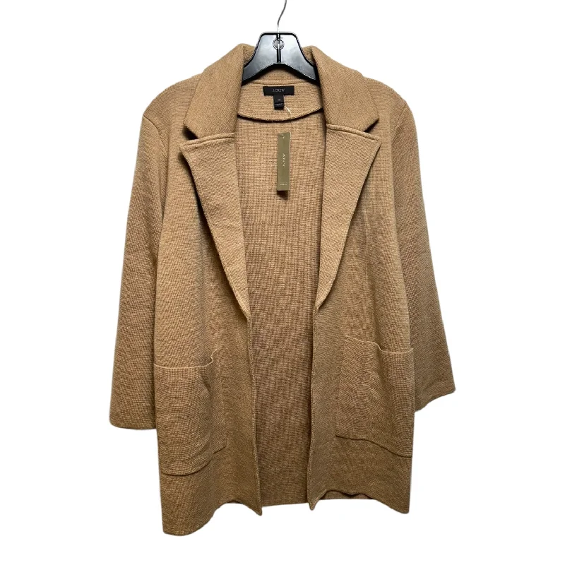 Steals and Deals Merino Sweater Cardigan By J. Crew In Tan, Size: Xs