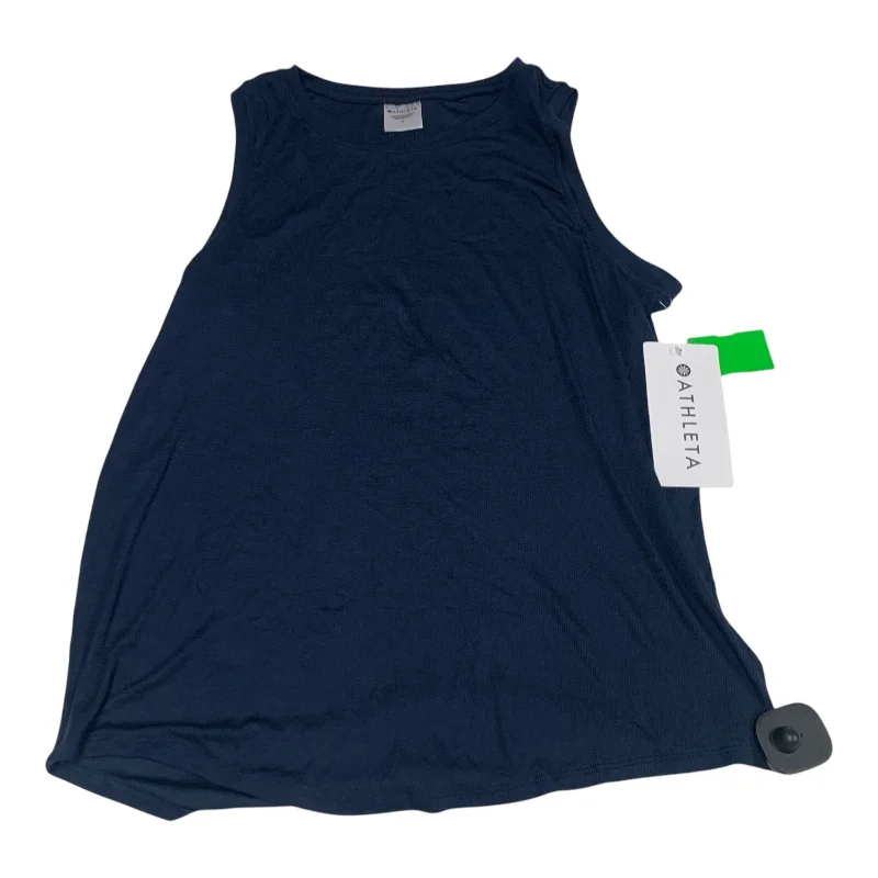Exclusive Offer Athletic Tank Top By Athleta In Navy, Size: M
