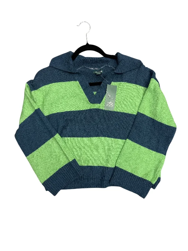 Top Pick Sweater By Wild Fable In Blue & Green, Size: S
