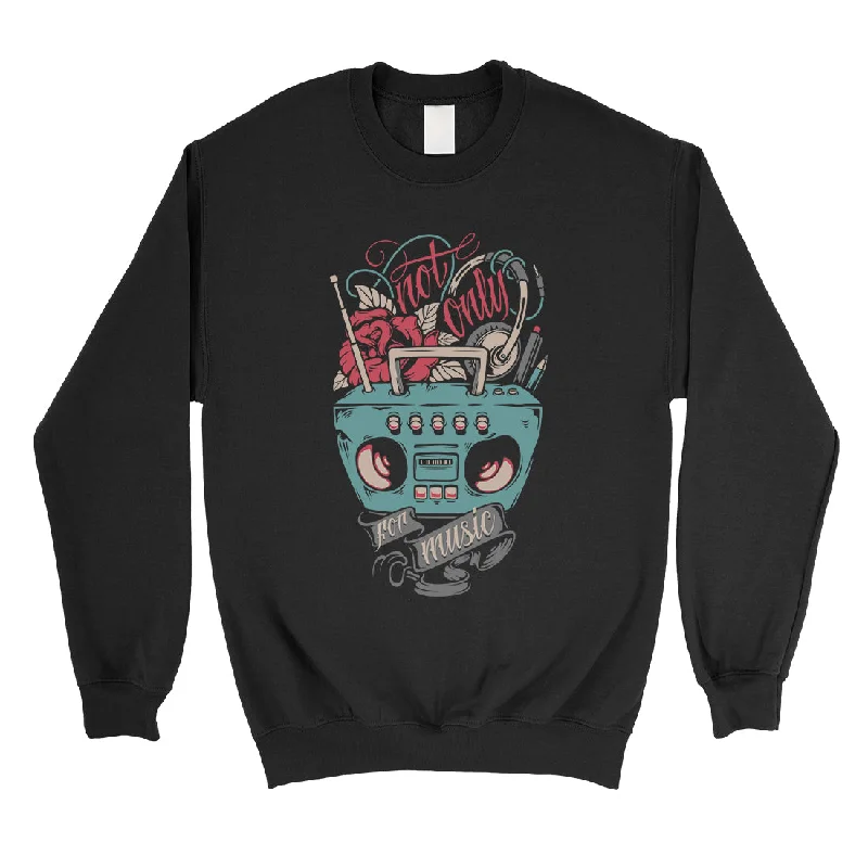 Not Only For Music Unisex Crewneck Sweatshirt