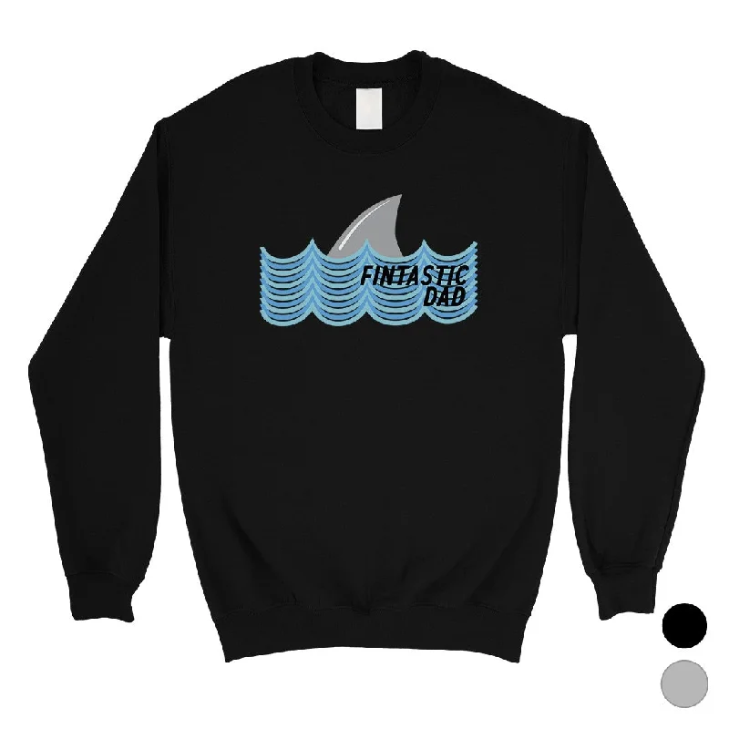 Fintastic Dad Mens/Unisex Fleece Sweatshirt