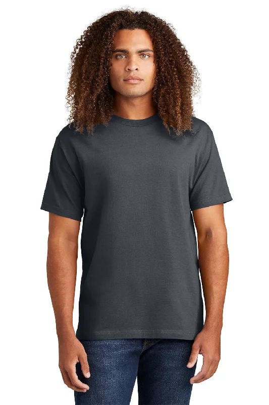 American Apparel Mens Short Sleeve Crewneck T-Shirt - Charcoal Grey