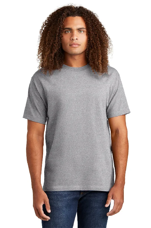 American Apparel Mens Short Sleeve Crewneck T-Shirt - Heather Grey