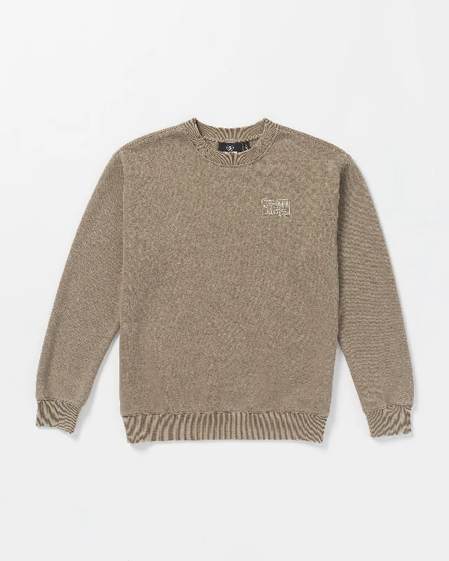 Backwash Crew Sweatshirt - Teak