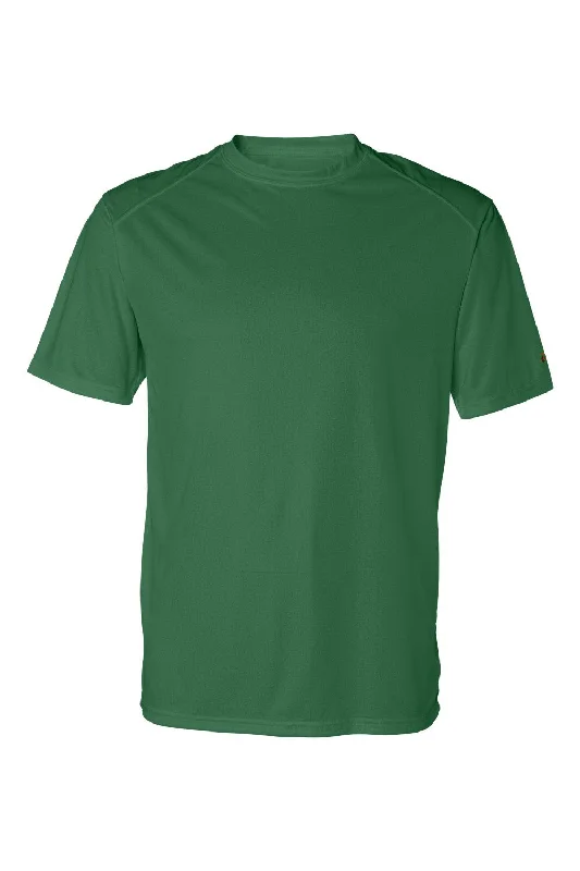 Badger Mens B-Core Moisture Wicking Short Sleeve Crewneck T-Shirt - Kelly Green