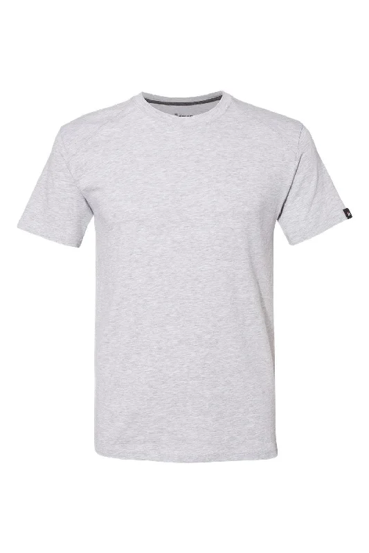 Badger Mens FitFlex Performance Moisture Wicking Short Sleeve Crewneck T-Shirt - Oxford Grey