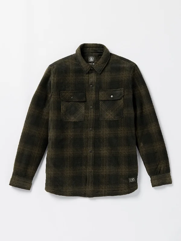 Bowered Fleece Flannel - Bison