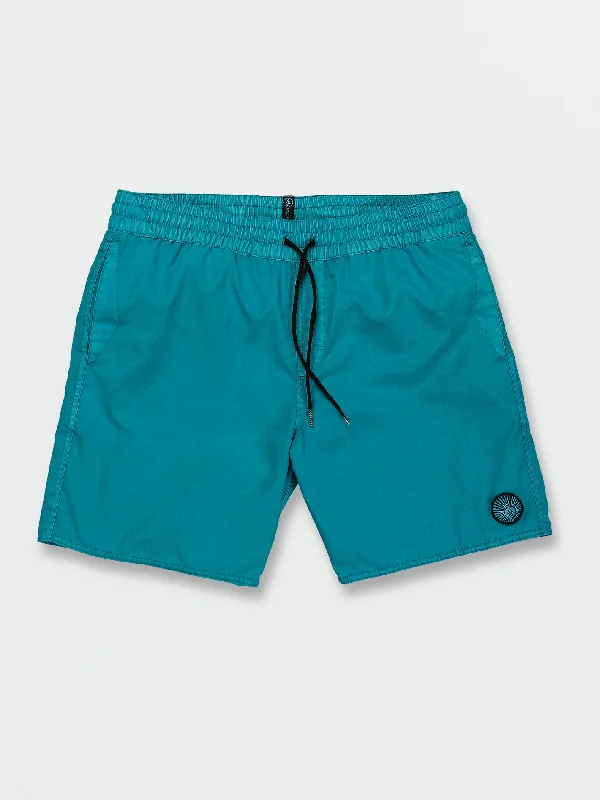 Center Elastic Waist Trunks - Electric Blue