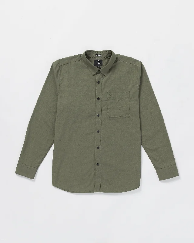 Date Knight Long Sleeve Shirt - Winter Moss