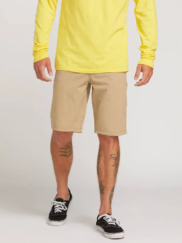 Frickin Surf N' Turf Static Hybrid Shorts - Dark Khaki