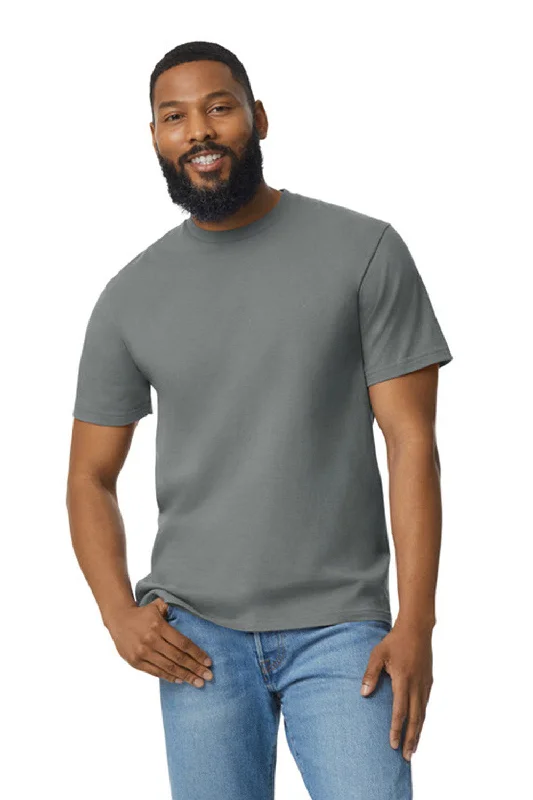 Gildan Mens Softstyle Short Sleeve Crewneck T-Shirt - Charcoal Grey