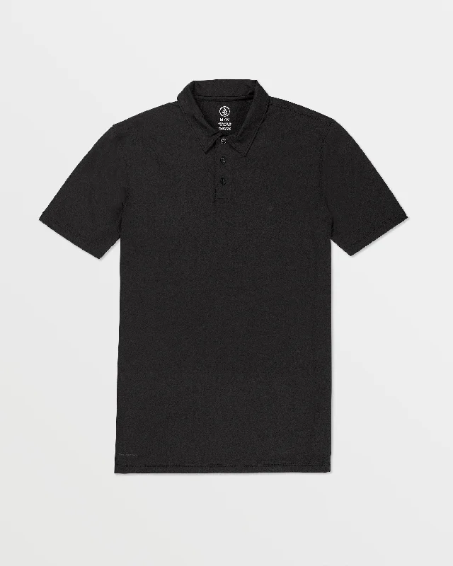 Hazard Pro Polo Short Sleeve Shirt - Black