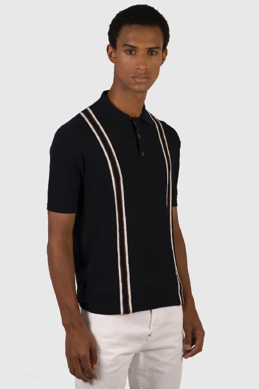 Inimigo Lion Stripes Knitwear Polo