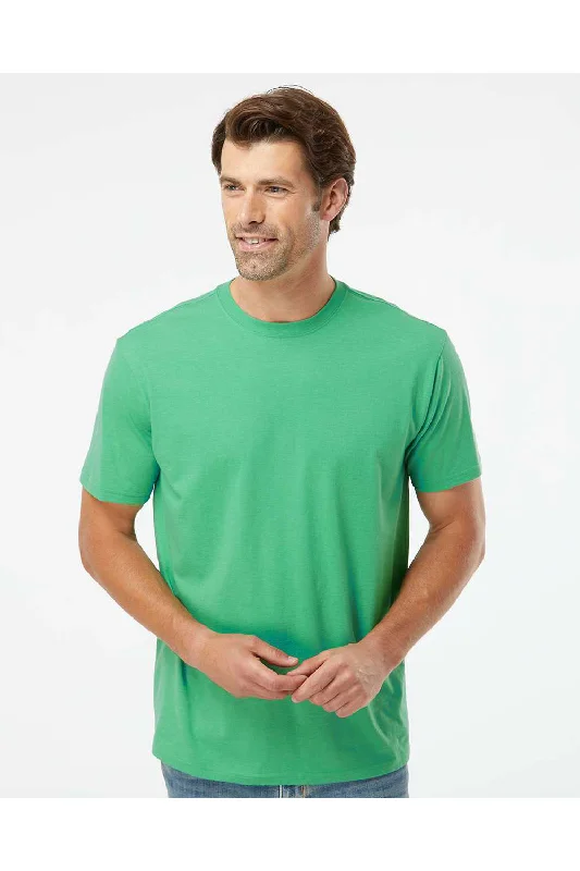 Kastlfel Mens Recycled Soft Short Sleeve Crewneck T-Shirt - Green