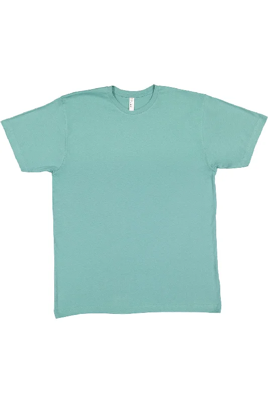 LAT Mens Fine Jersey Short Sleeve Crewneck T-Shirt - Saltwater Green