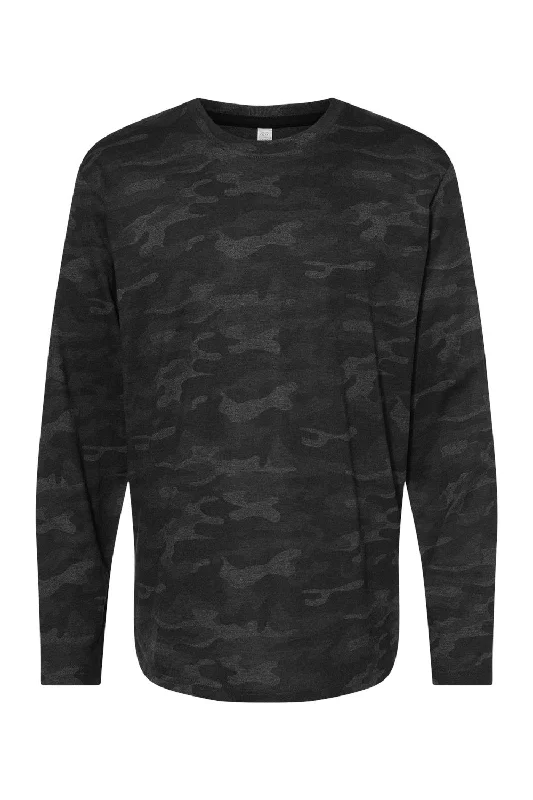 LAT Mens Fine Jersey Long Sleeve Crewneck T-Shirt - Storm Camo