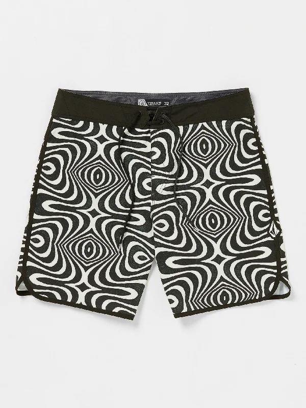 Lido Print Scallop Mod-Tech Trunks - White