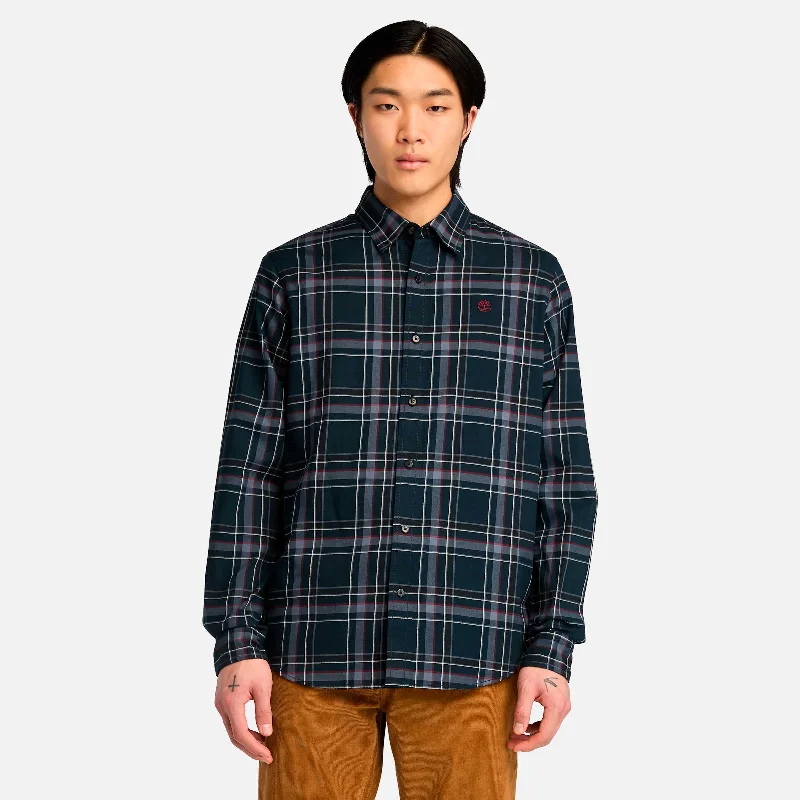 Men's Brushed Twill Check Shirt