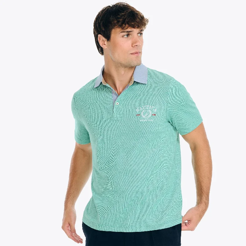 Nautica Mens Classic Fit Oxford Polo