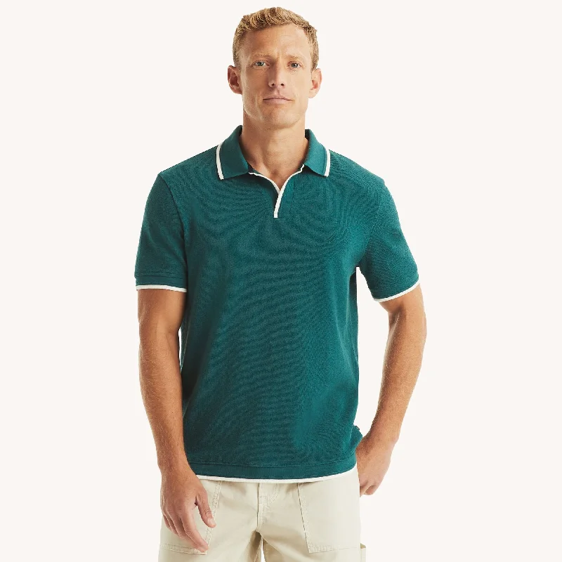 Nautica Mens Classic Fit Printed Polo