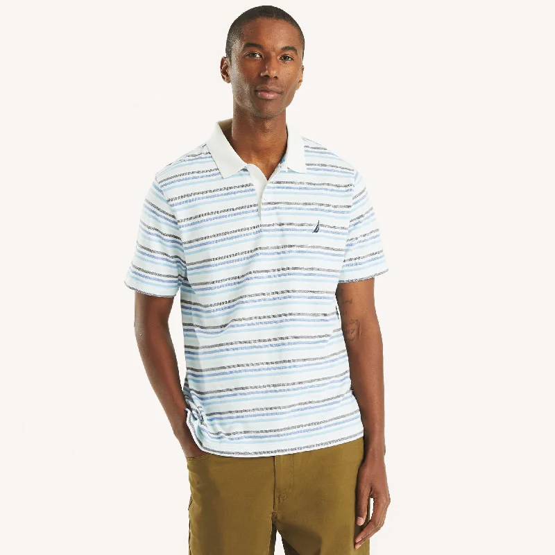 Nautica Mens Classic Fit Striped Polo