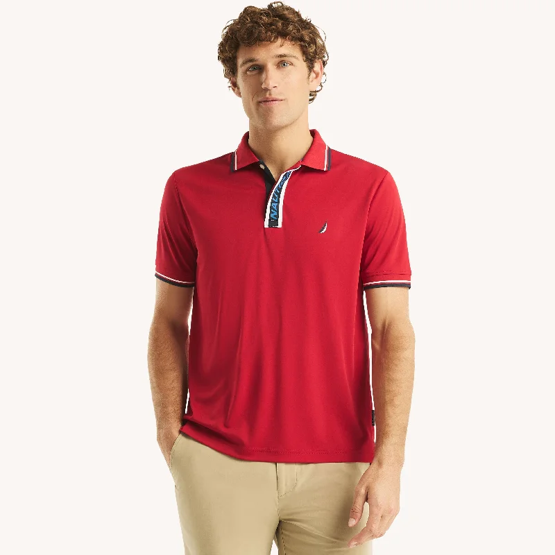 Nautica Mens Navtech Classic Fit Polo