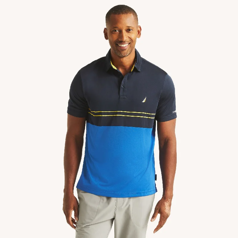 Nautica Mens Navtech Classic Fit Polo