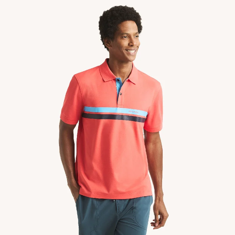 Nautica Mens Navtech Classic Fit Polo