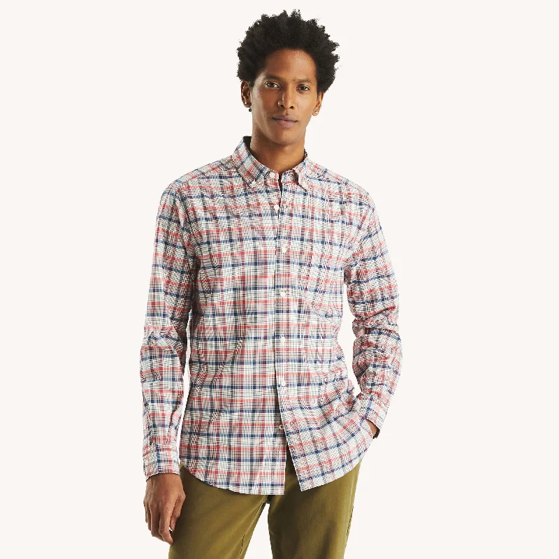 Nautica Mens Plaid Shirt