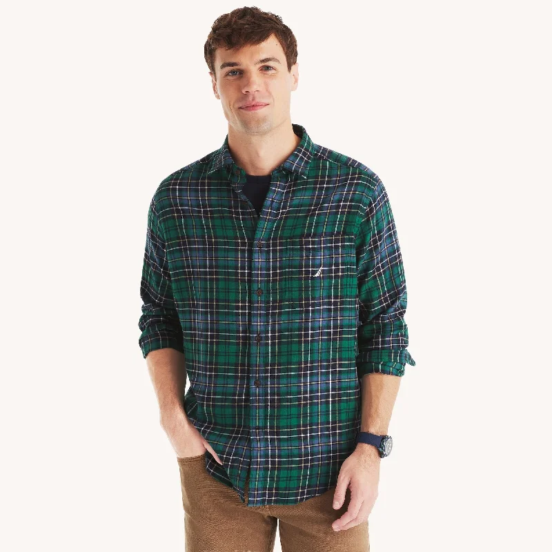 Nautica Mens Plaid Shirt