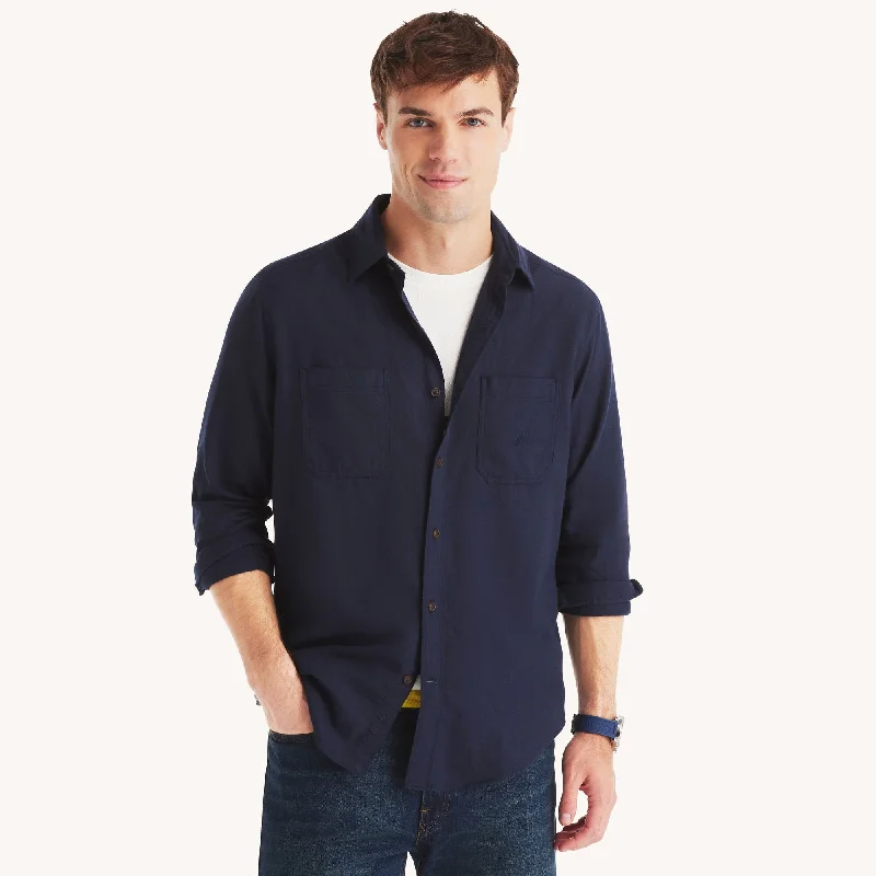 Nautica Mens Solid Shirt