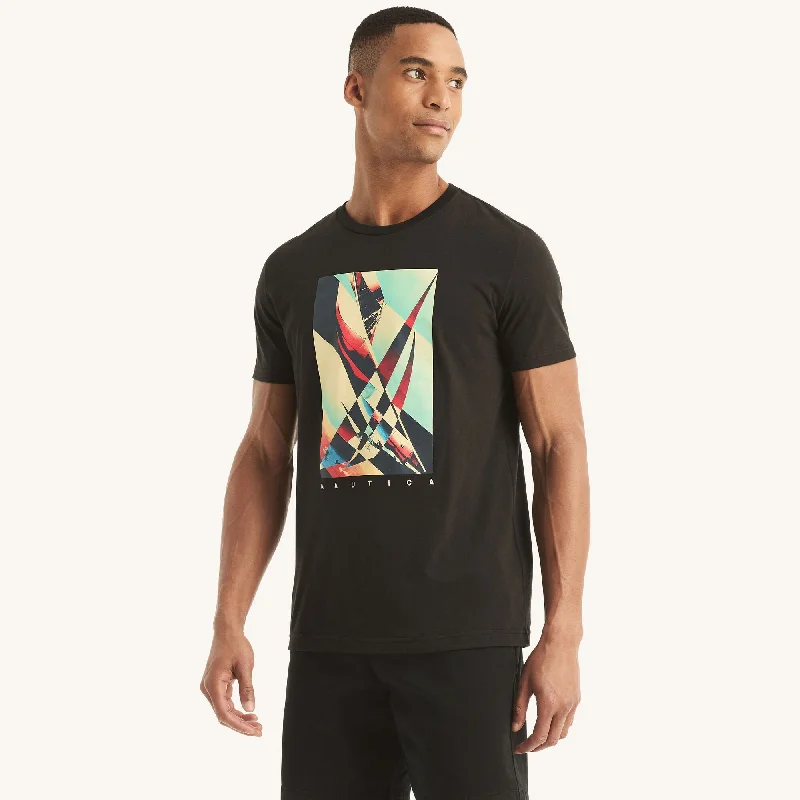 Nautica Mens Sustainably Crafted J-Class Graphic T-Shirt