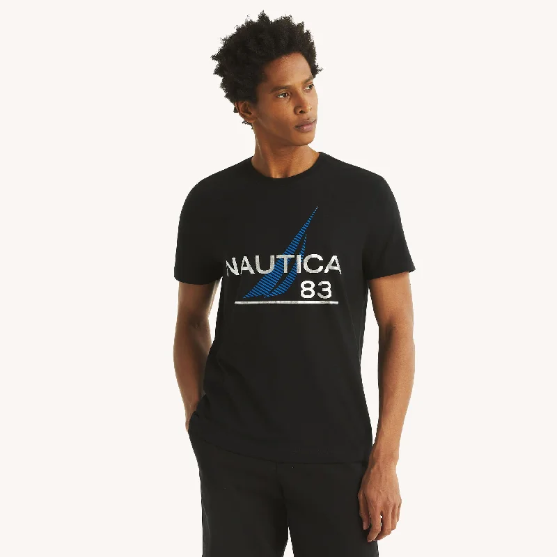 Nautica Mens Sustainably Crafted Nautica '83 Graphic T-Shirt