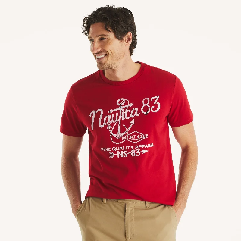 Nautica Mens Yacht Club Graphic T-Shirt